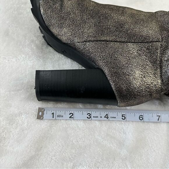 Katy Perry The Raina  Gunmetal Mid Calf Boot Size 9 - Picture 13 of 15